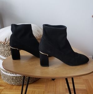 Black Cole Haan Booties, Size 8
